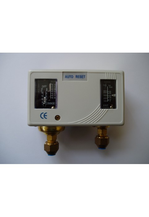 PRESSURE SWITCH HLP830E  RANGE LOW SIDE 0.7 TO 6 BAR  HIGH SIDE 8 TO 30 BAR.  DIFF  LOW SIDE 0.6 TO 4 BAR  HIGH SIDE FIXED 3 TO 5.